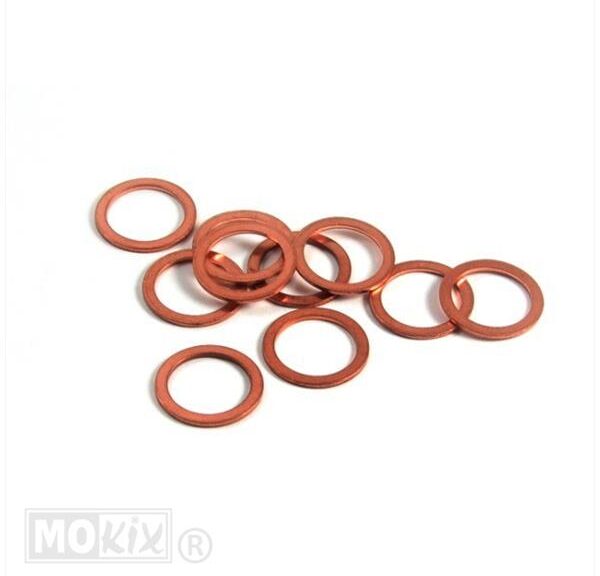 Rood-Koperen Ring 18x22mm 10stuks - Bollard