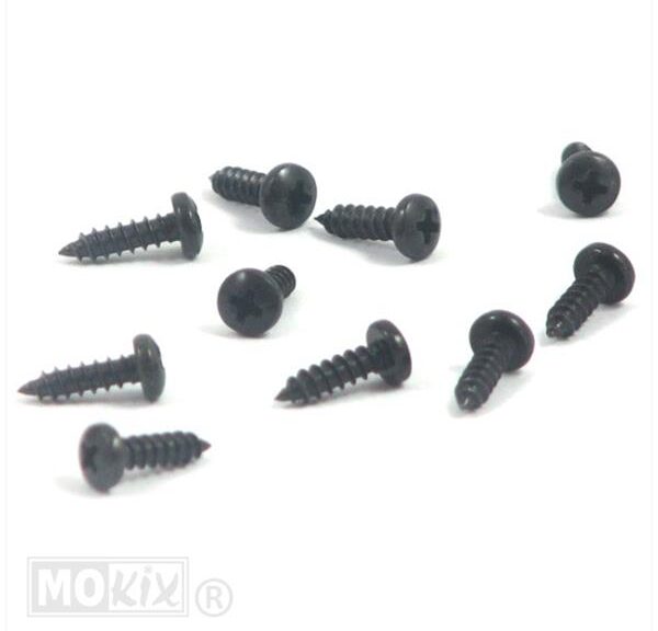 Parkerset 2.9x 9.5  Zwart      10st - Bollard