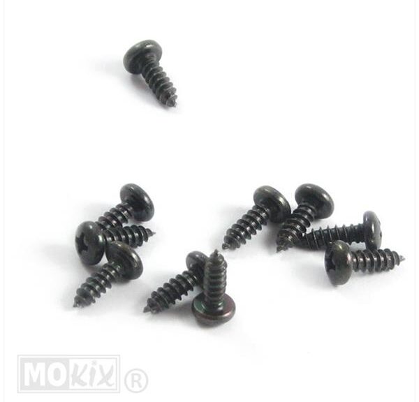 Parkerset 4.2x13   Zwart      10st - Bollard
