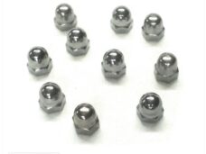 Moer M 6 x1.00 Dopmoer Chroom 10stuks - Bollard