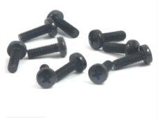 Metaalschroef M5x16 Kruiskop Zwart 10stuks - Bollard