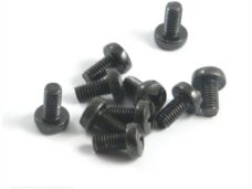 Metaalschroef M6x12 Kruiskop Zwart 10stuks - Bollard