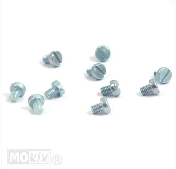 Metaalschroef M4x  5 Elvz 10stuks - Bollard
