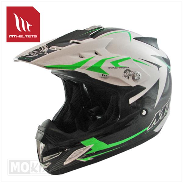 Helm Kids Steel Zwart/Groen (Xxxs) S - MT Helmets