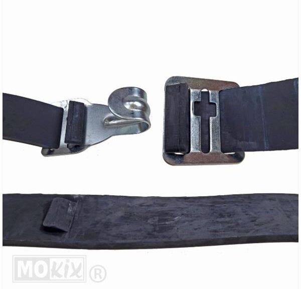 Kofferrekbinder DIK 40cm Haak/OOG Zwart