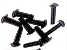 Metaalschroef M5x20  Zwart Inbus Bolkop 10stuks - Bollard