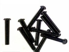 Metaalschroef M5x35 Kruiskop Zwart 10stuks - Bollard