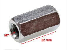 Moer M 7 Verbindingsmoer Elvz. 22mm 10stuks - Bollard