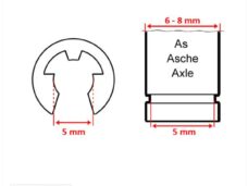 AS-Borgring  6-8mm AS (5 / 6-8 Mm) (10) - Bollard