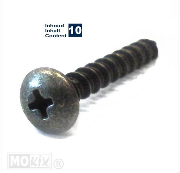 Parkerset 5.0x40 Zwart      10st - Bollard