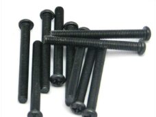 Metaalschroef M4x40 Kruiskop Zwart 10stuks - Bollard