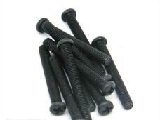 Metaalschroef M5x40 Kruiskop Zwart 10stuks - Bollard