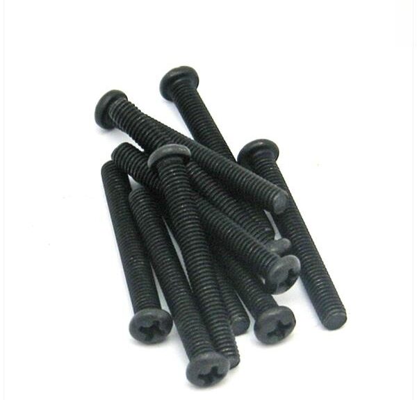 Metaalschroef M5x40 Kruiskop Zwart 10stuks - Bollard