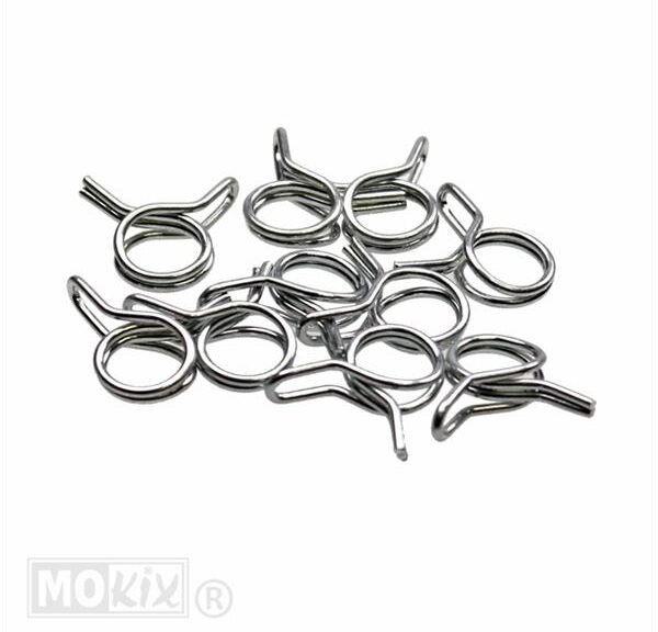 Slangklem Mickey Clip Dubbel 7x11mm 10st - Bollard