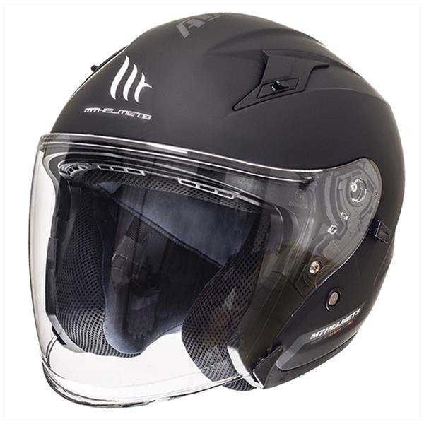 Helm JET Avenue SV MAT Zwart M - MT Helmets