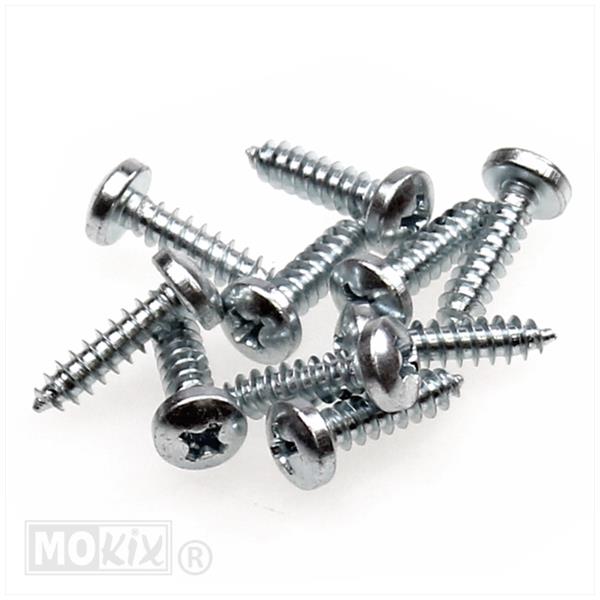Parkerset 4.2x16 Zilver 10st - Afbeelding 2