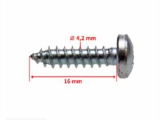 Parkerset 4.2x16   Zilver      10st - Bollard