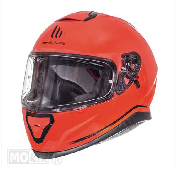 Helm Thunder III SV Fluor Oranje M - MT Helmets