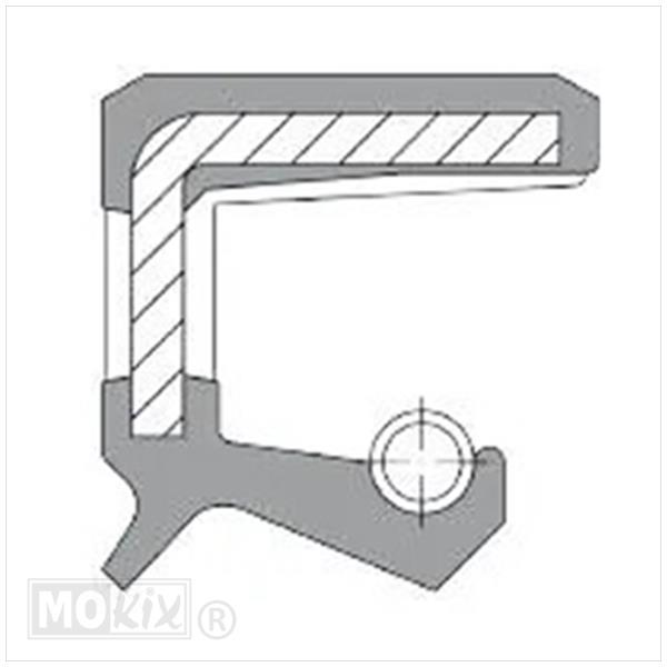 Keerring 18 x35 X 7 DGS / OS-A11 - Afbeelding 2