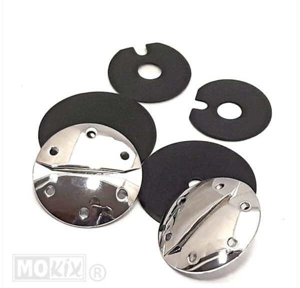 Montage-SET Vizier Zyclo Chroom - MT Helmets