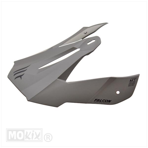 Helm Klep Falcon Karson MAT Zwart/Grijs - Afbeelding 2