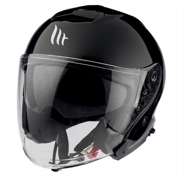 Helm JET Thunder 3 SV Glans Zwart M - MT Helmets