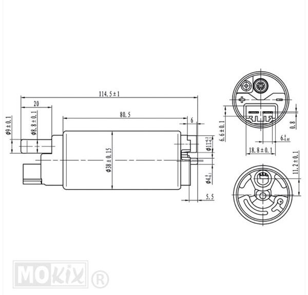 Benzinepomp Suzuki Burgman 250/400 <07 RMS"