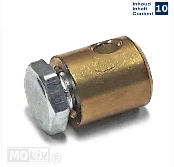 GAS Nippel UNI 5x7mm MET Bout (10) - RMS