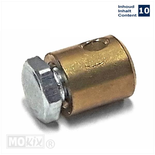 GAS Nippel UNI 5x7mm MET Bout (10) - RMS