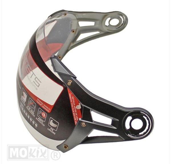Vizier Soul Retro Zilver - MT Helmets
