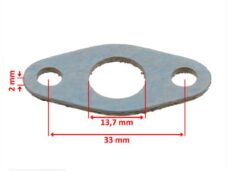 Pakking Inlaat Puch MV 2mm BAC (10)