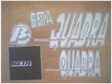 Stickerset Beta Quadra Rood