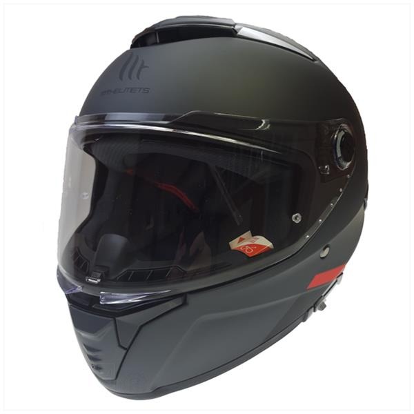Helm Thunder 4 SV Solid MAT Grijs M - MT Helmets