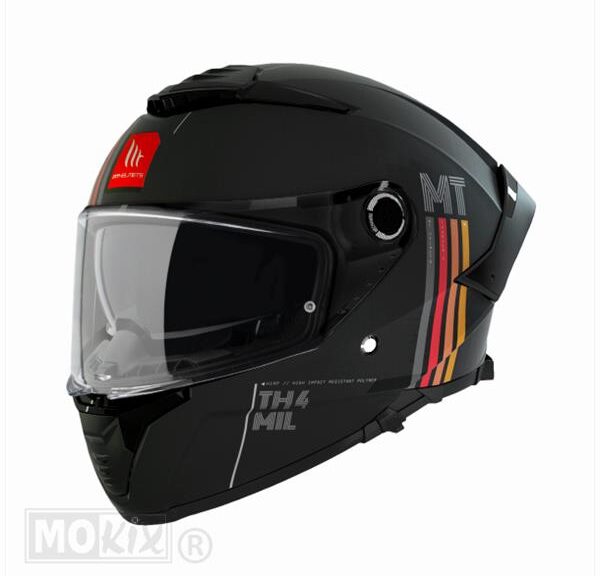 Helm Thunder 4 SV MIL MAT Zwart M - MT Helmets