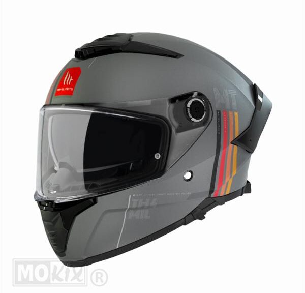 Helm Thunder 4 SV MIL MAT Grijs M - MT Helmets