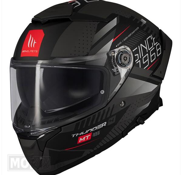 Thunder 4 SV Luminence MAT Black S -kypärä - Mountain Light -kypärät