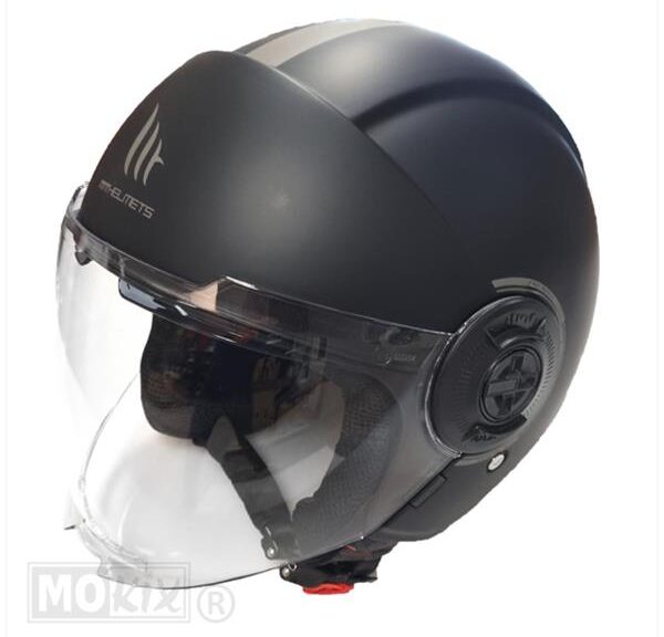 Helm JET Viale S SV MAT Zwart M - MT Helmets