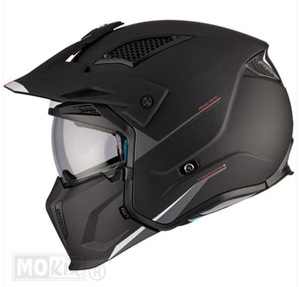 Streetfighter S SV Stripe mattamusta kypärä M - MT-kypärät