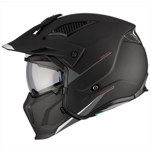 Helm Streetfighter S SV Stripe MAT Zwart M - MT Helmets