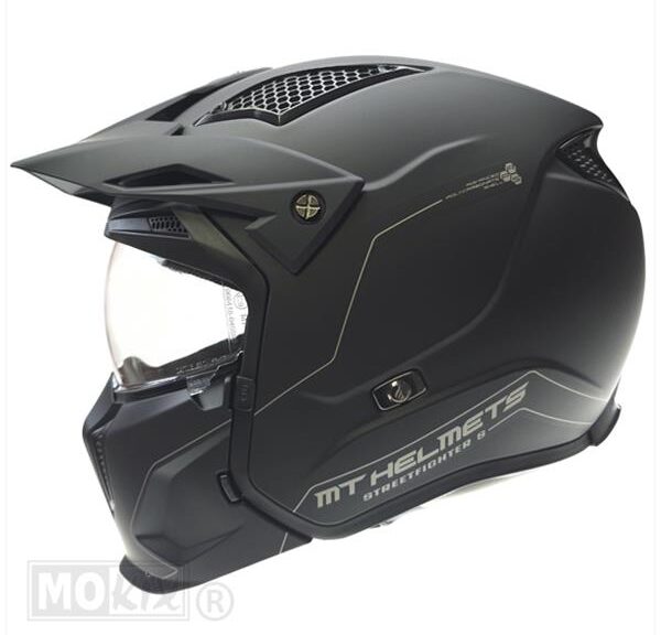 Helm Streetfighter S SV MAT Zwart M - MT Helmets