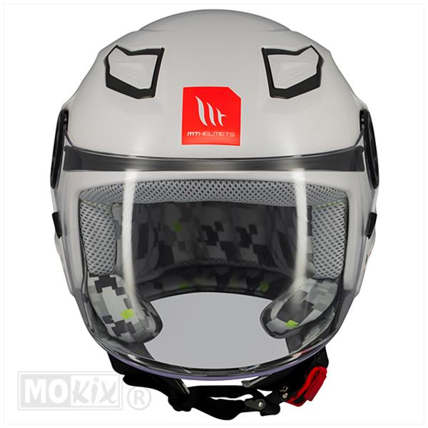 Helm Lite Kids Solid WIT (XS) L - Afbeelding 2