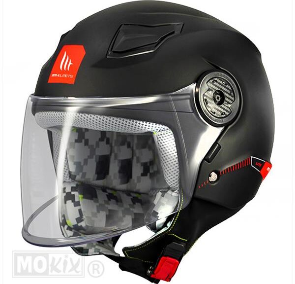 Helm Lite Kids Solid Zwart (XXS) M - MT Helmets