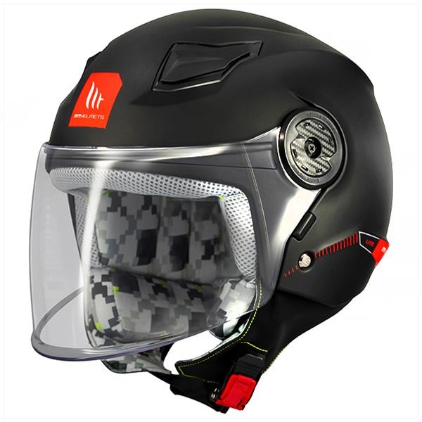 Helm Lite Kids Solid Zwart (XXS) M - MT Helmets