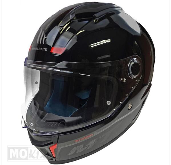 Helm Stinger 2 Solid Zwart M - MT Helmets