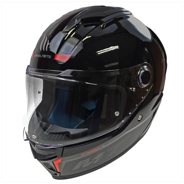 Helm Stinger 2 Solid Zwart M - MT Helmets