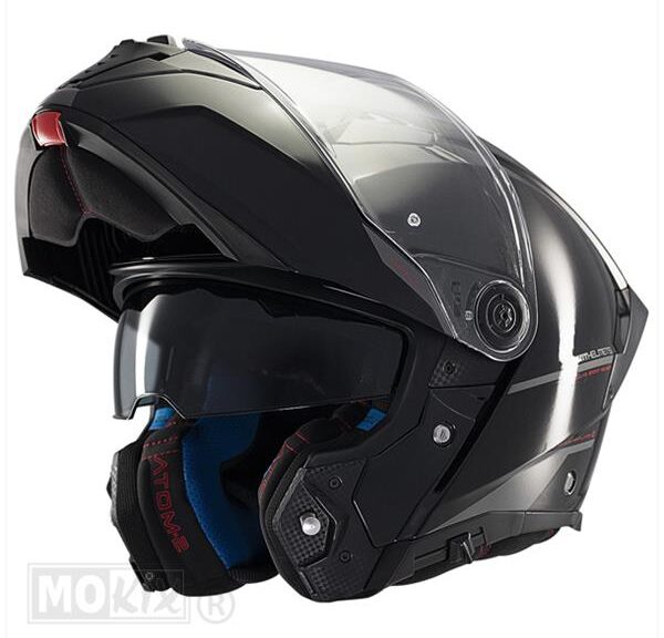 Helm Atom 2 SV Systeem Zwart