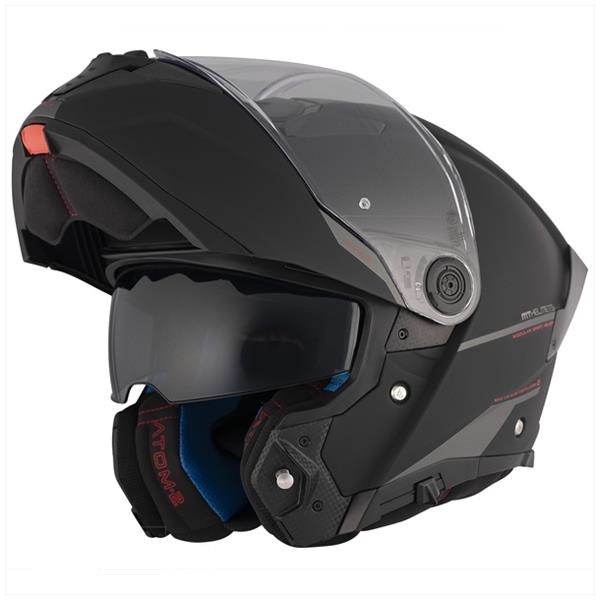 Helm Atom 2 SV Systeem MAT Zwart M - MT Helmets