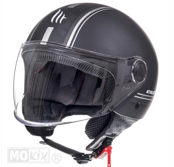 Helm Street S Entire MAT Zwart     M - MT Helmets
