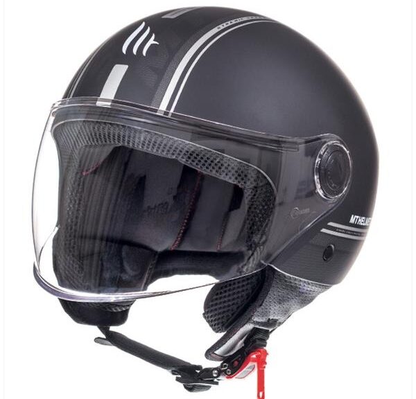 Helm Street S Entire MAT Zwart M - MT Helmets