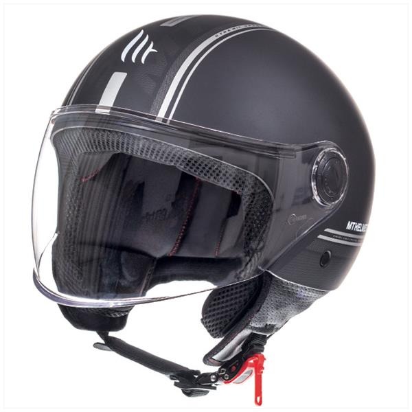 Helm Street S Entire MAT Zwart M - MT Helmets